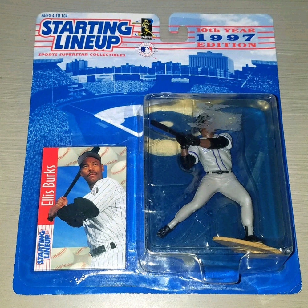 ⚾1997 Ellis Burks Starting Lineup Colorado Rockies